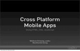 Mobile Apps Cross Platform - Droidcon 2009