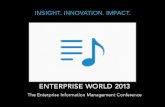 OpenText Enterprise World 2013: BPM Track