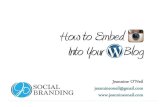 How To Embed An Instagram Photo Into Your Wordpress Blog