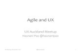 Agile and UX