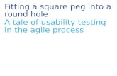 Fitting a square peg in a round hole