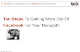 Ten steps to facebook success for nonprofits   free