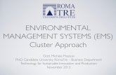 Environmental Management System - EMAS - Cluster Approach - Michele preziosi UniRomaTre