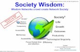 Society Wisdom: Wisdom Networks crowd create Network Society #FutureOf
