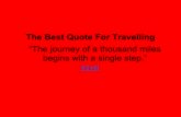 Nice quotes and tips for travelling