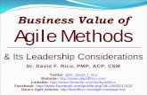 Business Value of Agile Methods: Its Leadership Considerations