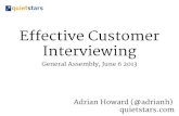 Lean UX: Effective Customer Interviewing