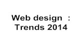 Web design trends 2014