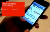 Mobile Accessibility - Kath Moonan, Vodafone