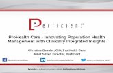 Learn How ProHealth Care is Innovating Population Health Management with Clinically Integrated Insights