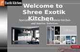 Modular Kitchen Designer and Hardware Suuplier by Shree exotik kitchen