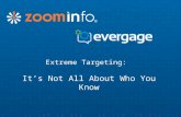 ZoomInfo & Evergage Webinar: Extreme Targeting - It's Not All About Who You Know
