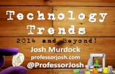 Technology Trends for 2014 and Beyond