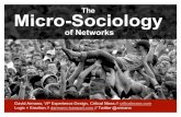 The microsociology of networks