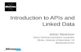 Introduction to APIs and Linked Data