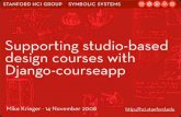Supporting studio-based design courses with django-courseapp