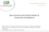 Social Media Compliance and Audit