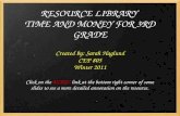 Time and Money for 3rd Graders