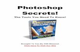 Photoshop Secrets - The Tools You Need To Know