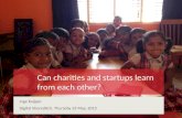 Can charities and startups learn from each other?