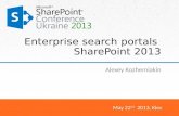 Spcua 2013 Alexey Kozhemiakin Enterprise Search