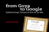 From Goya To Google: Traditional Design Principles at Work On The Web