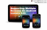 Supporting multiple screens on android