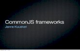 CommonJS Frameworks