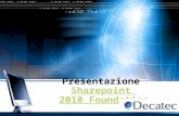 Presentazione Sharepoint 2010 Foundation