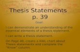 Introduction to Thesis Statements (High School)