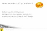 KC Lau Bitcoin Webinar 24 aug 2013