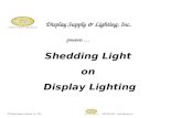 Display Lighting Presentation