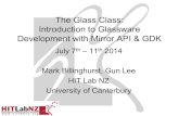 The Glass Class - Tutorial1 - Introduction to Glassware Development