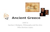 Ancient Greece Section 2 Religion, Art  and Philosophy