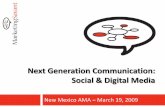 New Mexico AMA - Social Media Marketing
