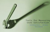 Tools for Measuring User Satisfaction