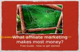 What Affiliate Marketing Programs Makes Most Money?