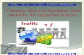 5 simple ways to optimize your website for targeted visitors