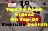10 Tips To Rank Videos On Top Of Youtube Search Results