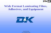 Wide format presentation Lamination PrintLAT 2011