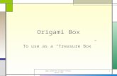 Origami Treasure Box Demonstration