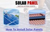 How To Install Solar Panels