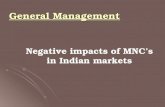 Negative Impact Of Mnc%27s