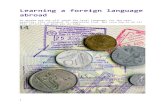 Learning a foreign language abroad