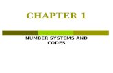 Logic Design - Chapter 1: Number Systems and Codes