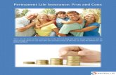 Permanent Life Insurance: Pros and Cons