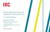 Cost effectiveness of hygiene interventions: a methodology