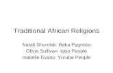 Traditonal African Religions