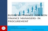Finance Skills For Purchasing and Procurement Officers