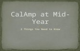 CalAmp at Mid-Year